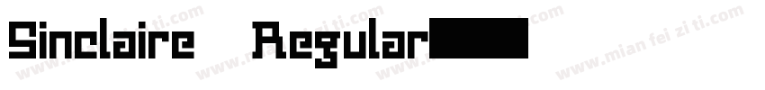 Sinclaire Regular字体转换